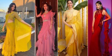 रफ़ल्ड साड़ियां, जिन पर आपका दिल आ जाएगा